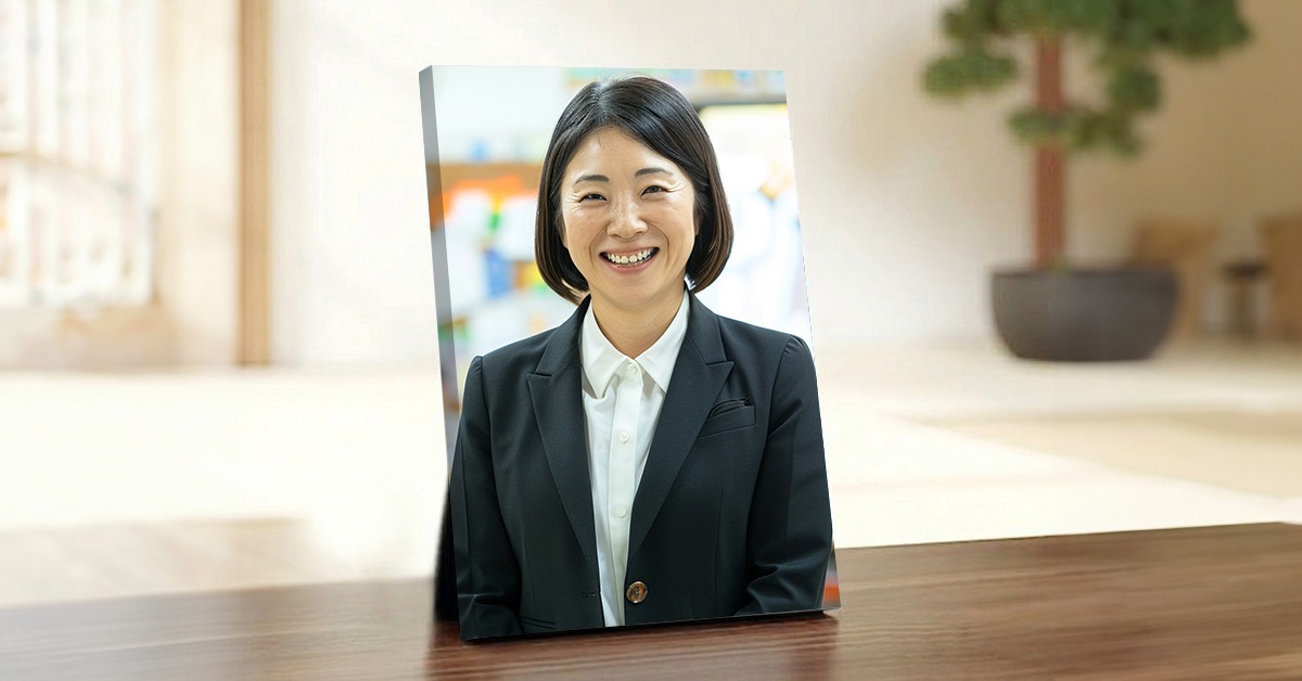  Personalized table frame gift for teachers in Japan