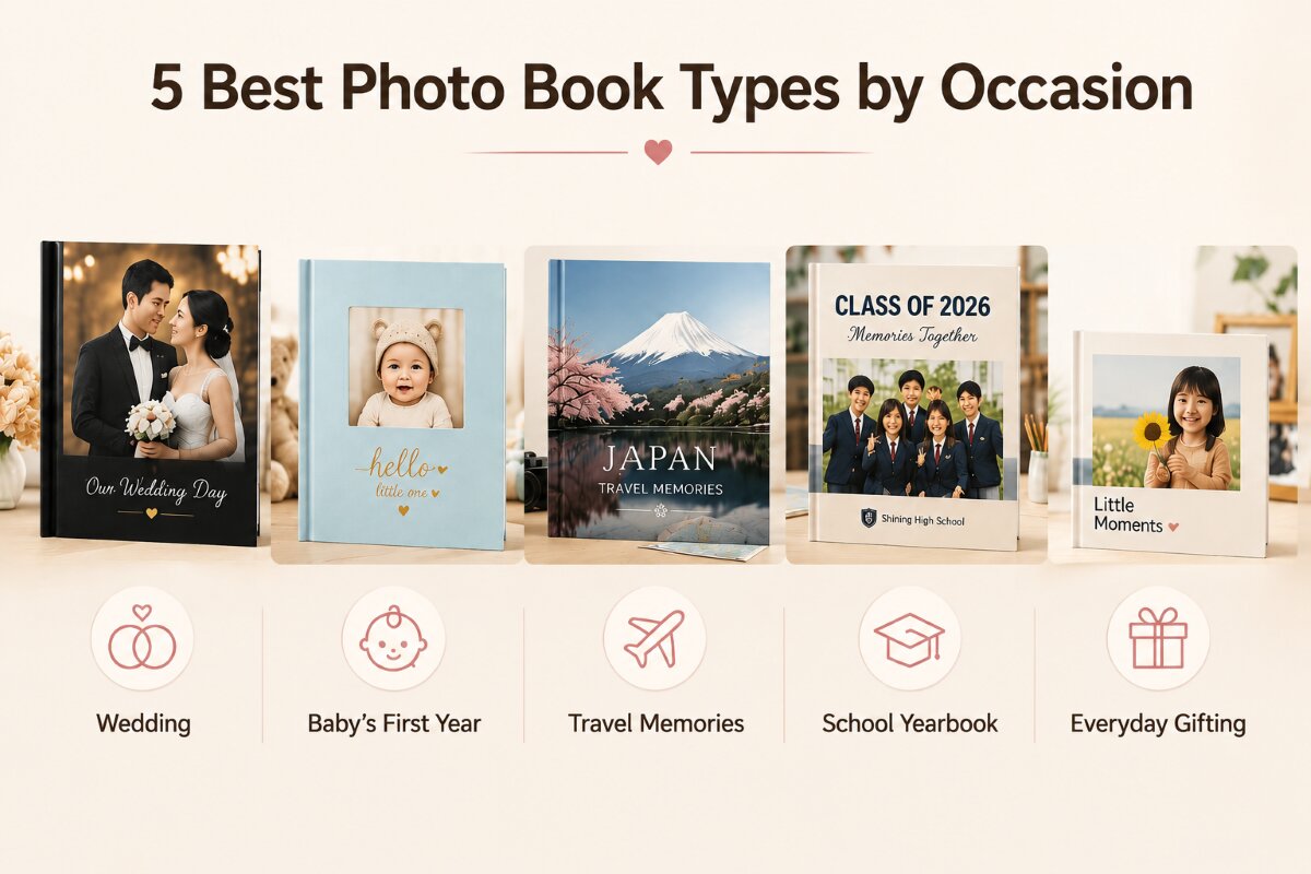 Create your personalized photo book online with Tinyko using premium paper, customizable layouts and professional printing.